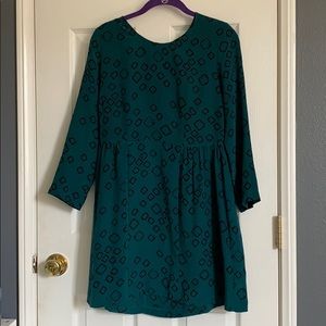 Yellow is Gold Teal Tunic Dress